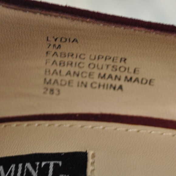 shoemint	lydia sz 7 red corset back ultra suede platform heels (8GW) - Picture 11 of 15